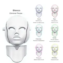 MOVI - Mascara Led c/cuello, Antiarrugas, acne, lineas de expresiòn, manchas, etc 7 colore