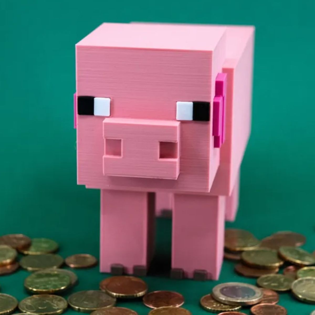 GENERICO - Alcancía - Cerdo Minecraft