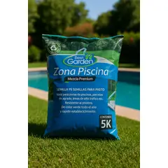 BEST GARDEN - Mezcla Césped Zona Piscinas 5 Kg.