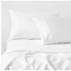 CANNON - Sabanas 2 P 500 Hilos 100% Algodon Thin White