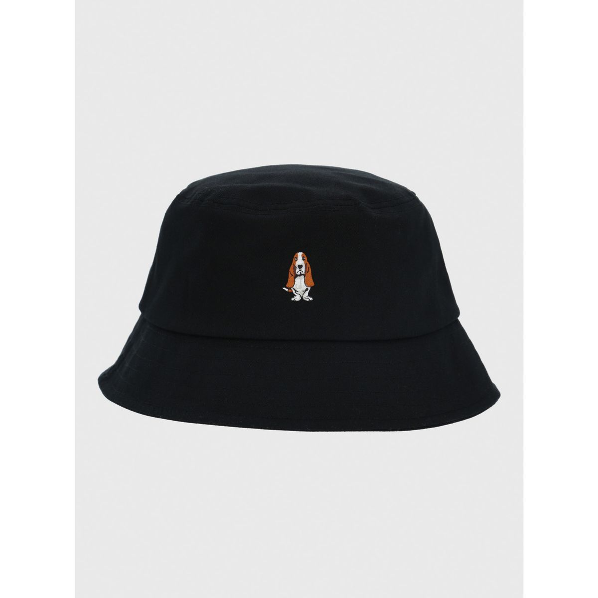 HUSH PUPPIES - Gorro Algodón Orgánico Bucket Dog Negro HUSH PUPPIES