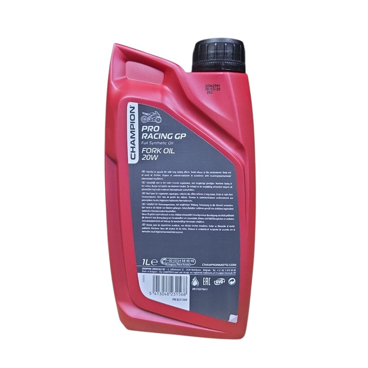 GENERICO - Líquido de Telescópicas 20w Fork Oil Sintético Champion 1L