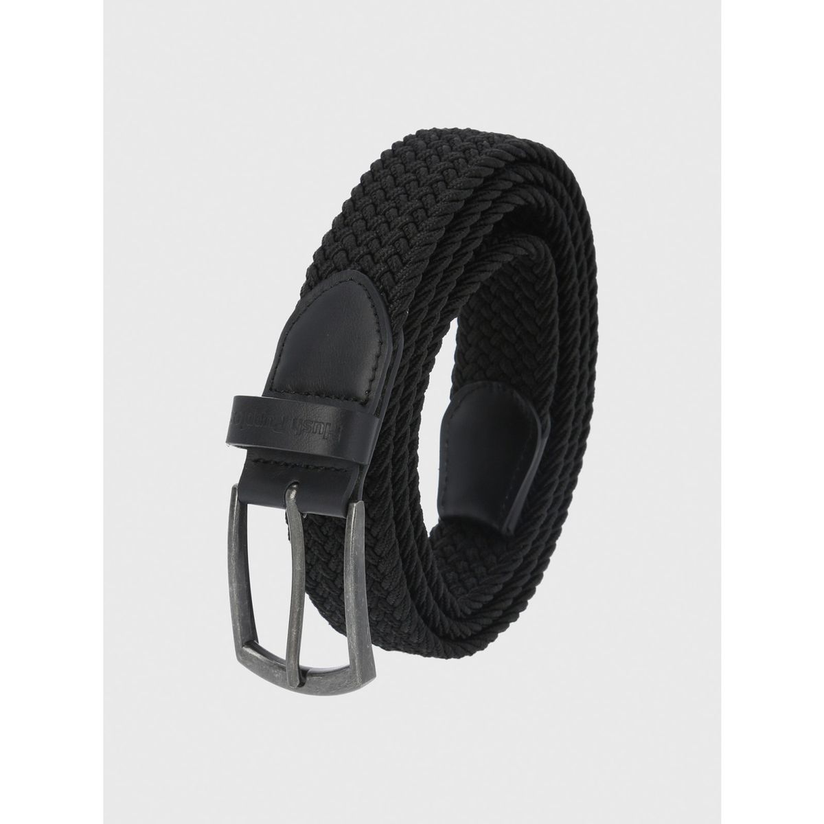 HUSH PUPPIES - Cinturon Cuero Hombre Hp Frades Negro HUSH PUPPIES