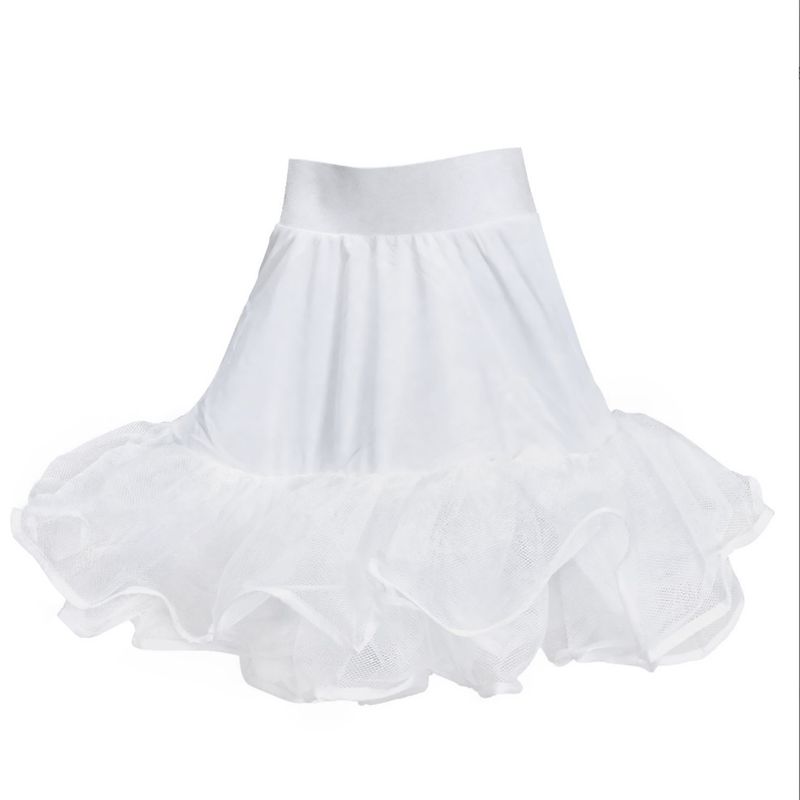 GENERICO - Falso 3 Capas Talla 8 Para Vestido de Huasa- Cueca