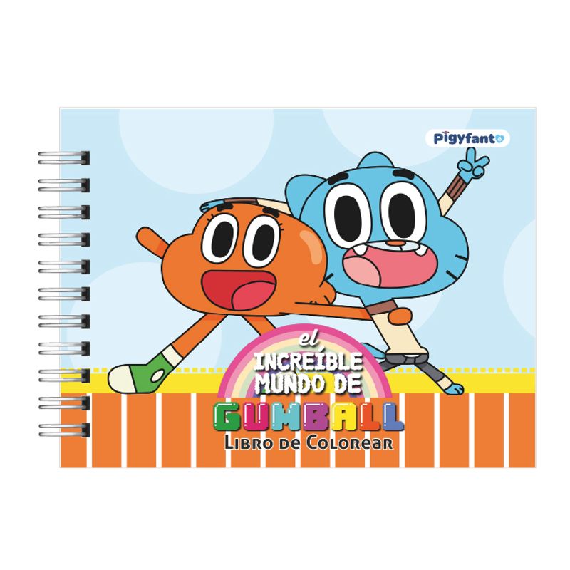 PIGYFANTE - Libro para Colorear El Increíble Mundo de Gumball