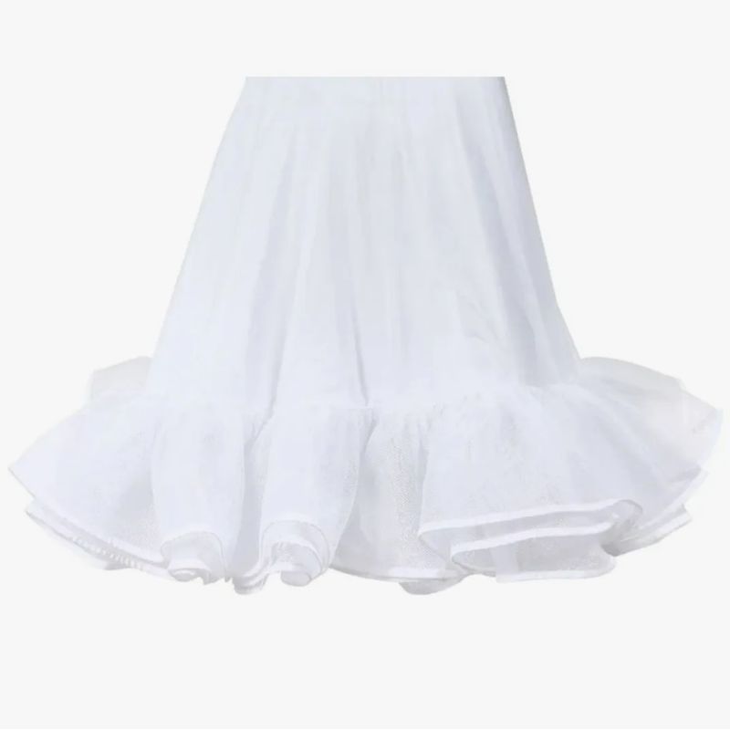 GENERICO - Falso 3 Capas Talla 12 Para Vestido de Huasa- Cueca