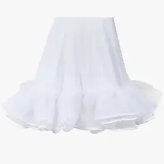 GENERICO - Falso 3 Capas Talla 12 Para Vestido de Huasa- Cueca