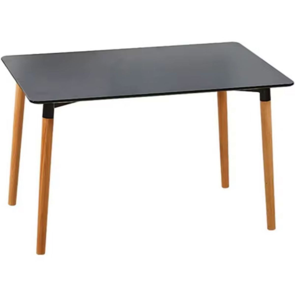 HABITA2 CHILE - Mesa MDF Rectangular Negra 130x80 cm