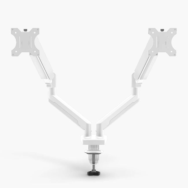 FORM DESIGN - Soporte Monitor Escritorio Doble Blanco