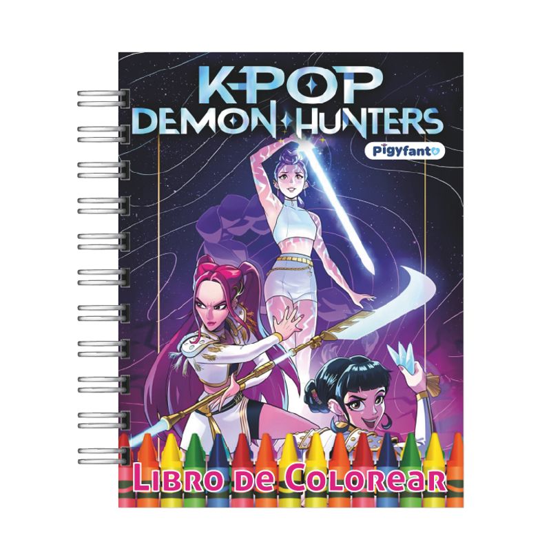 PIGYFANTE - Libro para Colorear KPOP Demon Hunter
