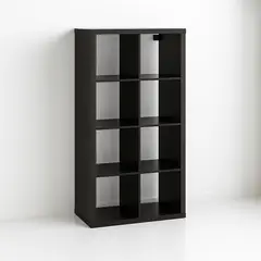 KLIK - Estante Modular Zyno con 8 Compartimentos - Negro - Negro
