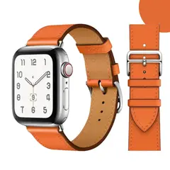 GENERICO - Correas De Cuero Premium para Apple Watch 42-44-45-46-49mm