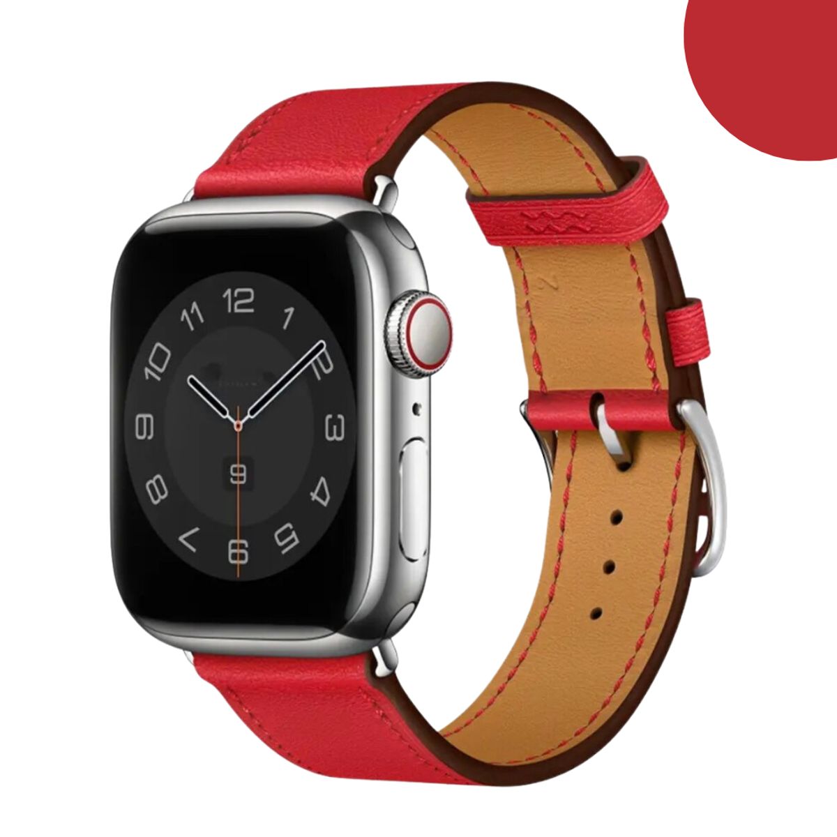 GENERICO - Correas De Cuero Premium para Apple Watch 42-44-45-46-49mm