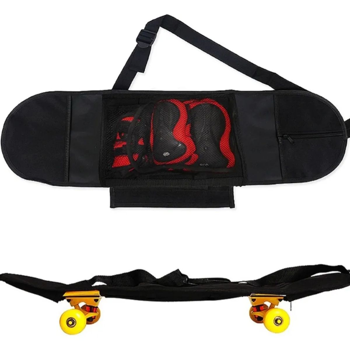 GENERICO - Bolso Mochila de Transporte para Patineta Skate Longboard