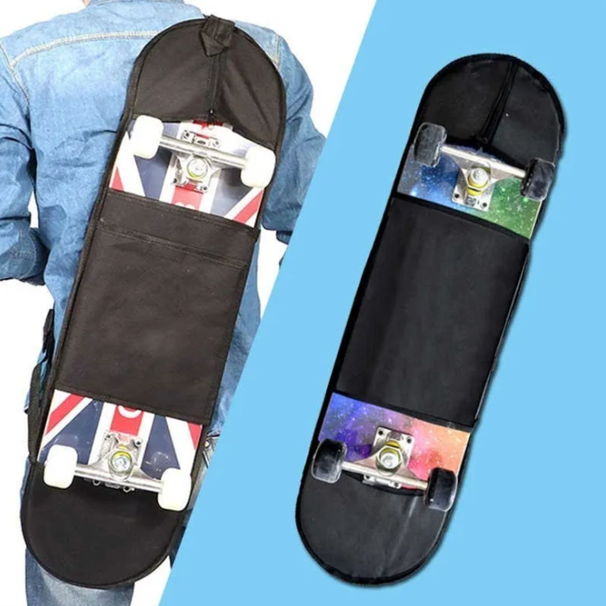 GENERICO - Bolso Mochila de Transporte para Patineta Skate Longboard