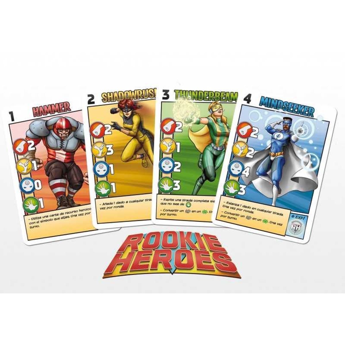 EDICIONESPRIMIGENIO - Rookie Heroes - Juego de Mesa