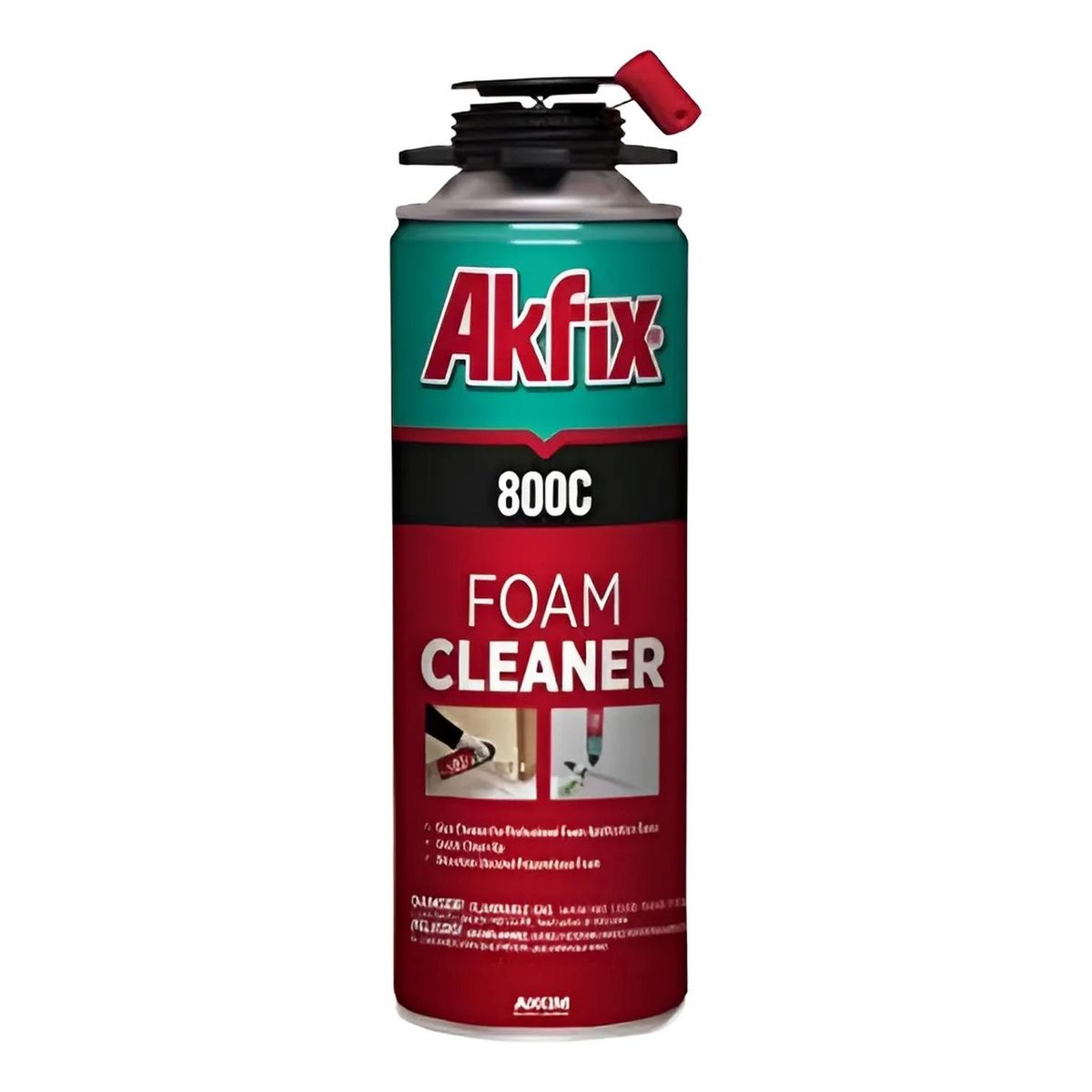 AKFIX - Limpiador De Espuma De Poliuretano 800C 500ml Akfix