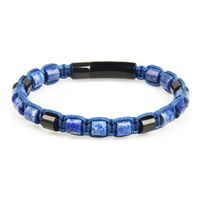 Pulsera Piedra Lapislazuli Hombre Moda Royal Madriz