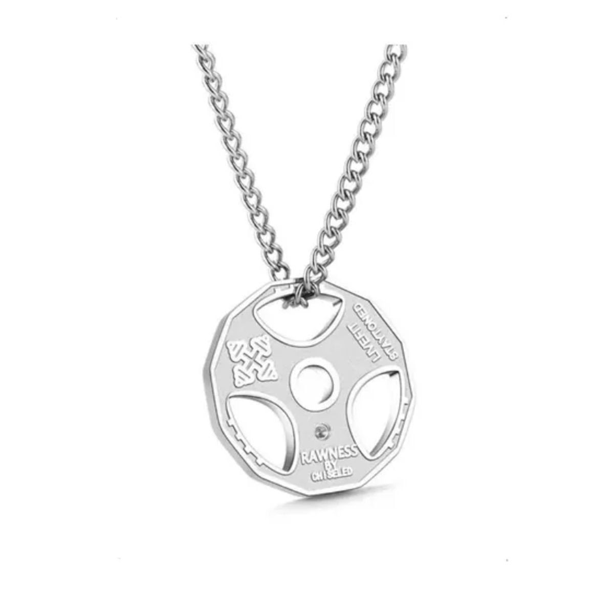 GENERICO - Collar De Disco Gym Pesas Macuernas Hombre Mujer Moda Royal Madriz