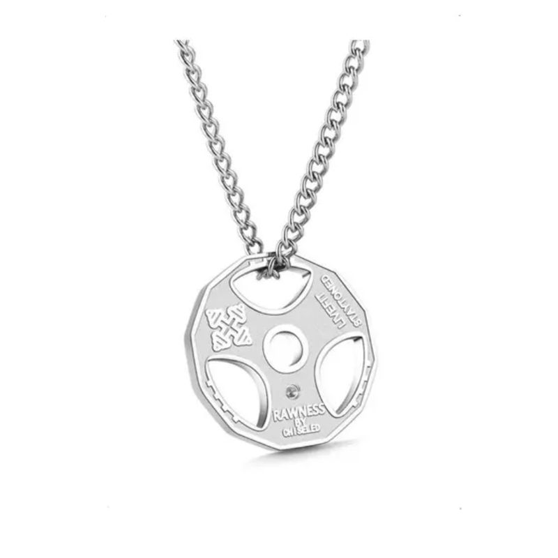 GENERICO - Collar De Disco Gym Pesas Macuernas Hombre Mujer Moda Royal Madriz