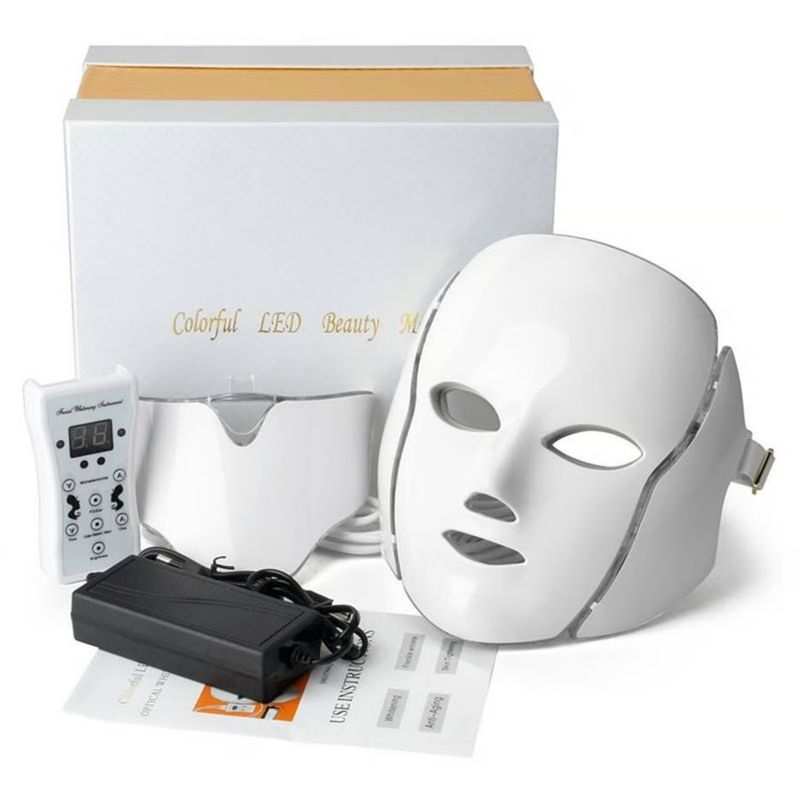 MOVI - Máscara LED con Cuello 7 en 1 – Rejuvenece y Protege tu Piel