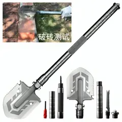 GENERICO - Pala Plegable Multifuncional Camping Táctica Supervivencia