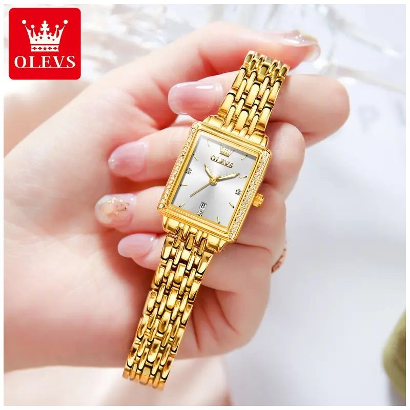 GENERICO - Reloj de Mujer Elegante de Lujo Cuarzo de Acero Inoxidable