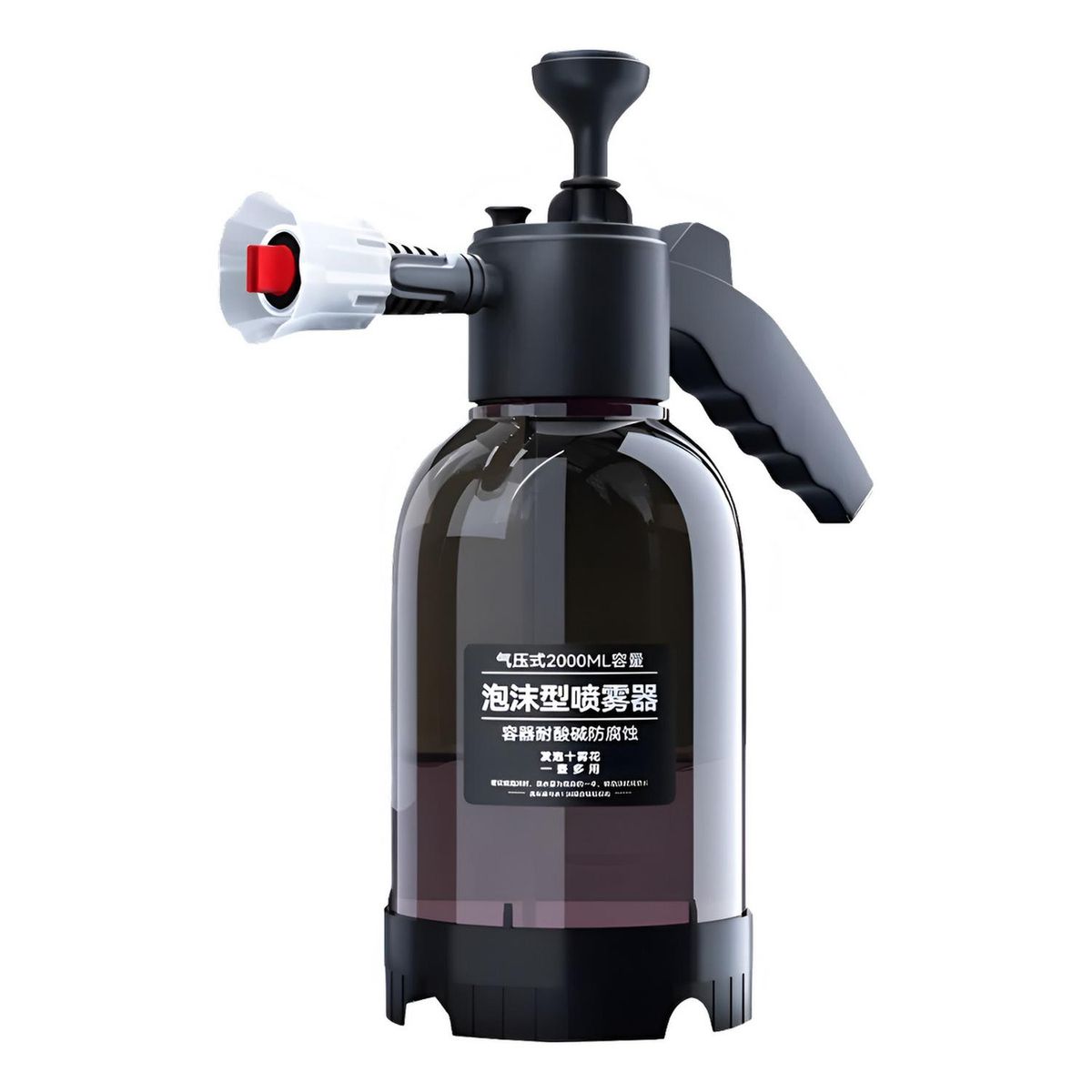 GENERICO - Pulverizador Automovil Lanza Espuma Manual Snow Foam Detail - Negro