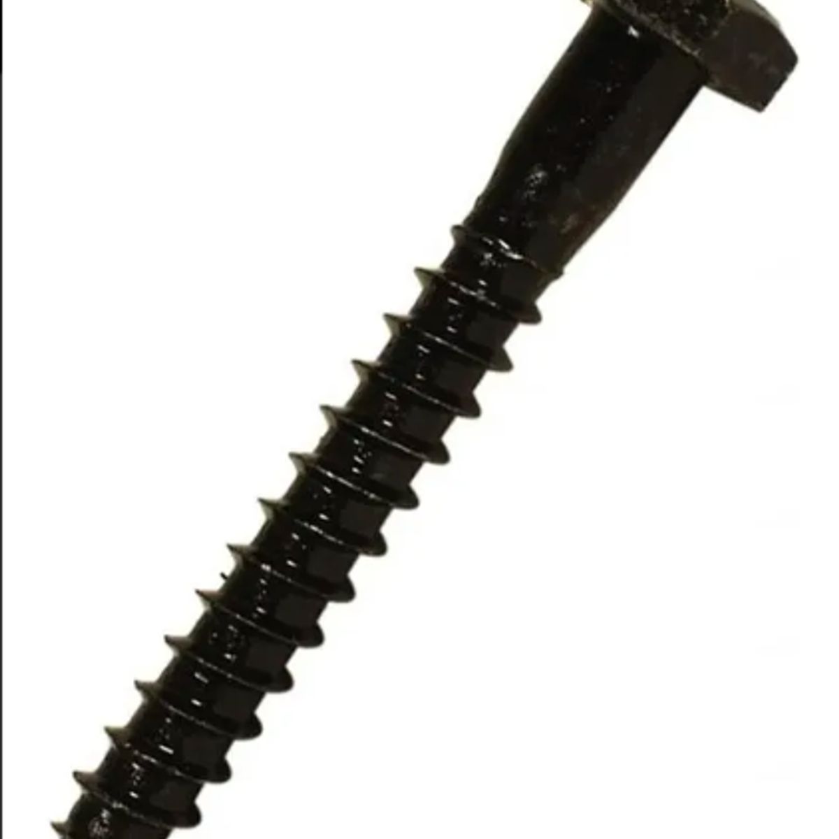 TUHAUS - Tornillo Hexagonal Tirafondo Negro 1/4 X 1 1/2 Pulgadas - 100 U