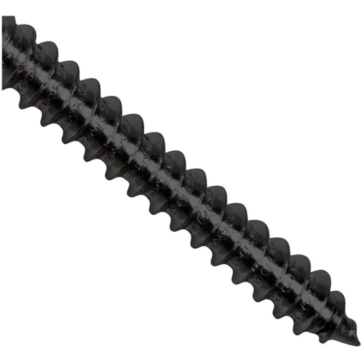 TUHAUS - Tornillo Hexagonal Tirafondo Negro 1/4 X 1 1/2 Pulgadas - 100 U