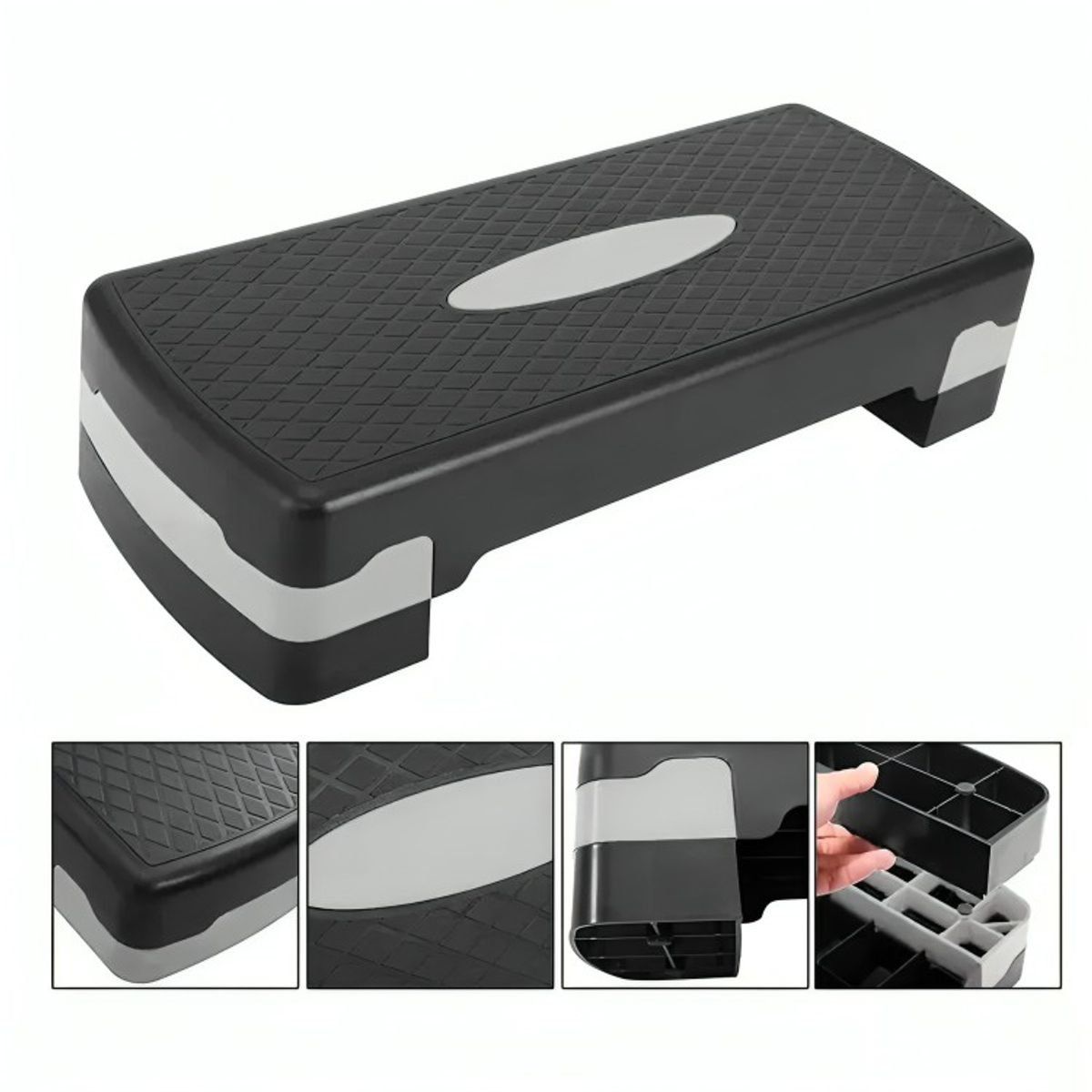 GENERICO - Step Aerobico 2 Niveles Antideslizante Pilates Fitness