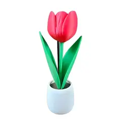 GENERICO - Figura Tulipán en maceta - Impresa en 3D