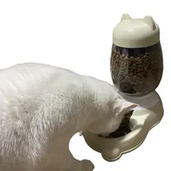 GENERICO - Dispensador Para Comida Automático - Perro Gato 1,1 kg