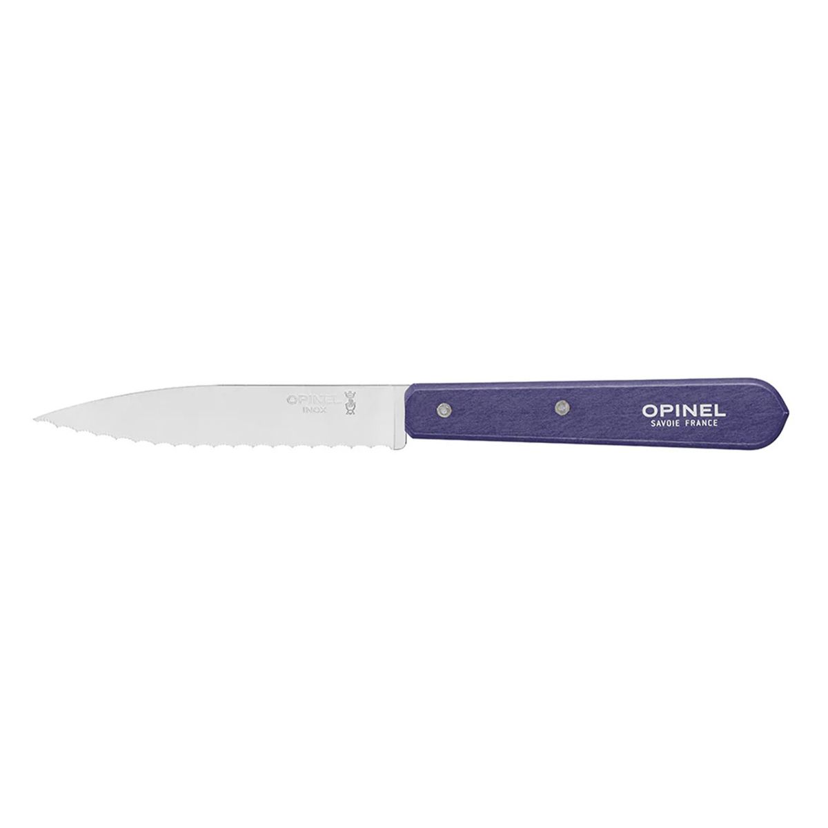 OPINEL - Cuchillo dentado N°113 Opinel Violeta