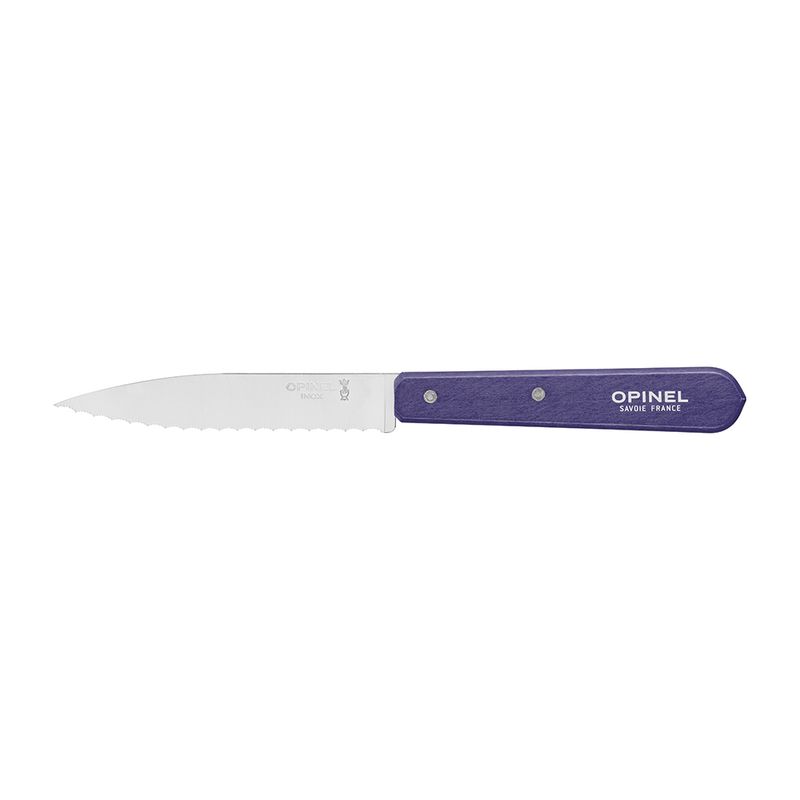 OPINEL - Cuchillo dentado N°113 Opinel Violeta