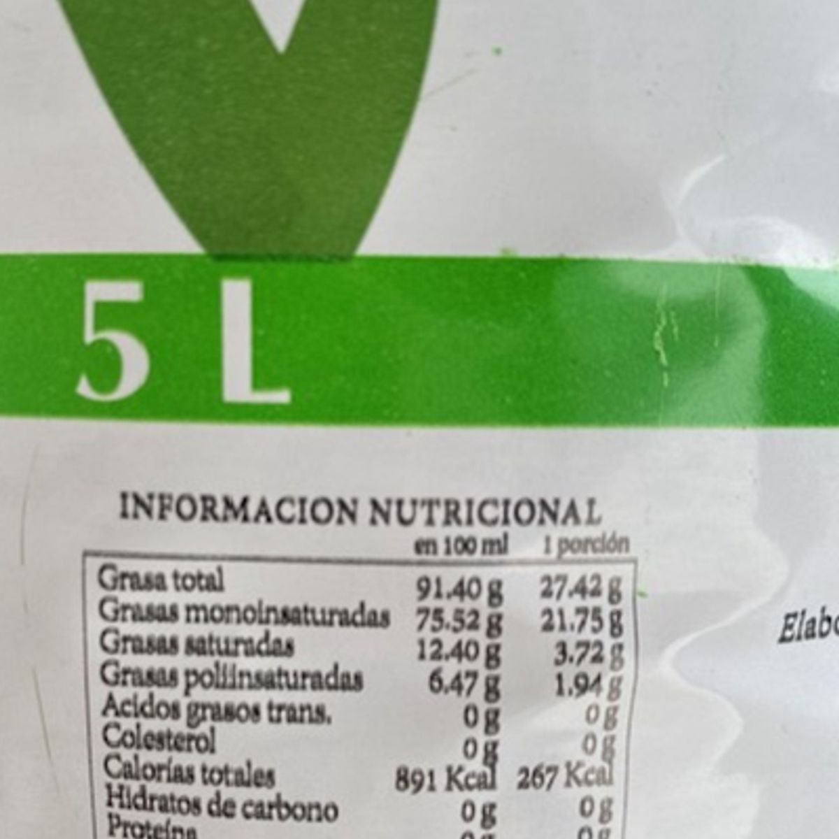 GENERICO - Aceite de Oliva Extra Virgen Alto del Molle
