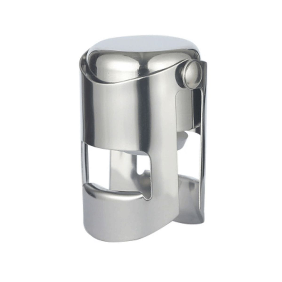 HOMESTAR - Tapón Hermético Acero Inoxidable para Espumantes y Champaña