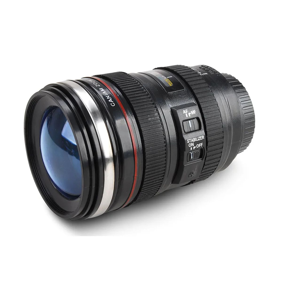 OEM - Taza Mug Lente Cámara Acero Inoxidable