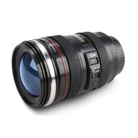 Taza Mug Lente Cámara Acero Inoxidable