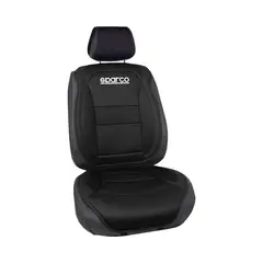 SPARCO - SET DE FUNDAS DE ASIENTOS PARA AUTO ESPARCO NEGRO