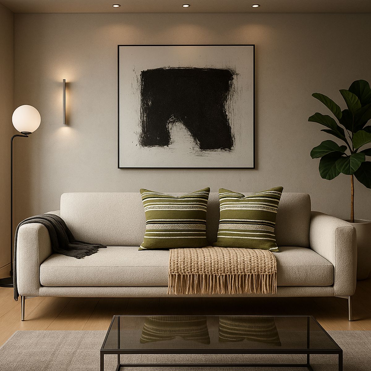 ARMONIA - Pack 2 fundas cojín chenille verde sofá elegante 759