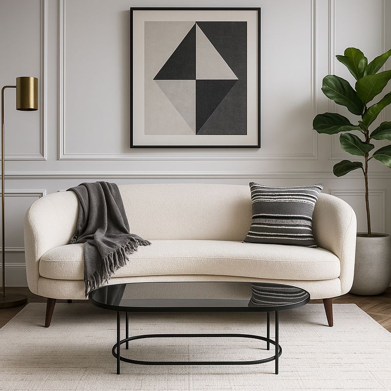 ARMONIA - Funda almohadón chenille gris estilo moderno sala 759
