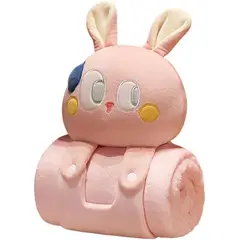 ATURE - Manta Roll Up De Felpa Multifunción Cojín Almohada Peluche