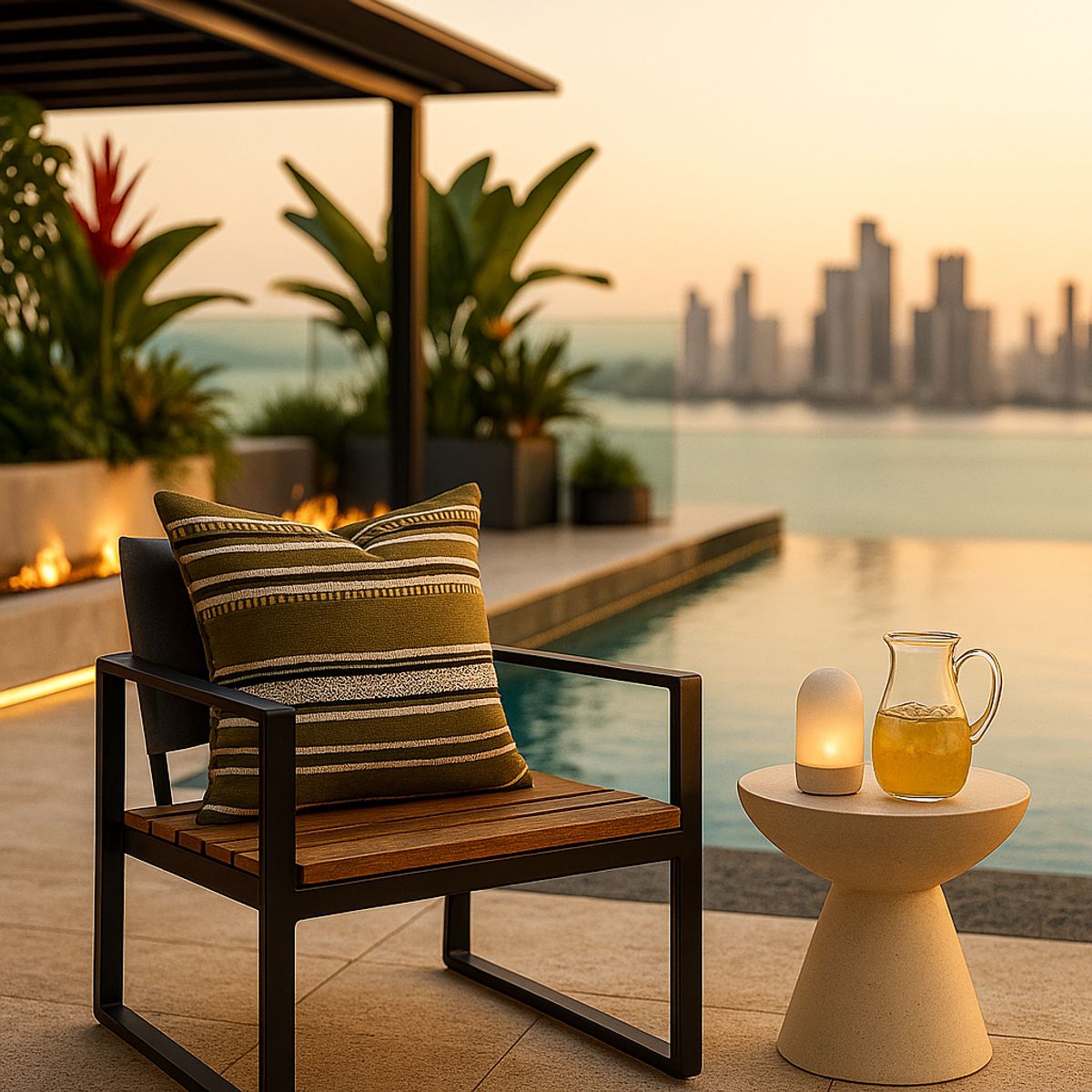 ARMONIA - Cojín decorativo verde chenille tacto suave hogar 759