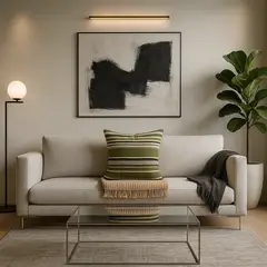 ARMONIA - Cojín decorativo chenille verde diseño chic living 759