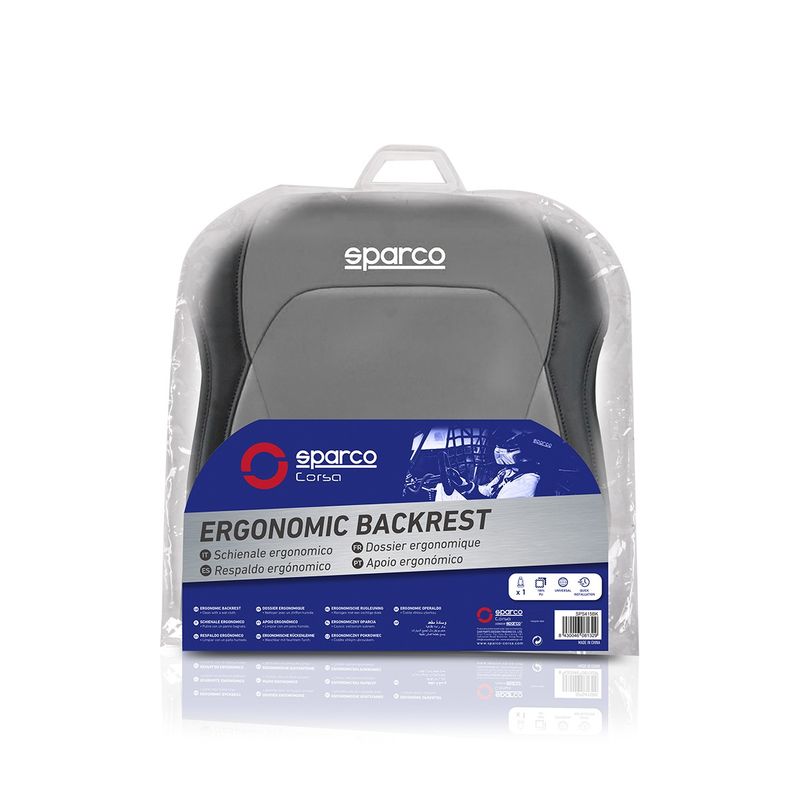 SPARCO - SET DE FUNDAS DE ASIENTOS PARA AUTO ESPARCO GRIS