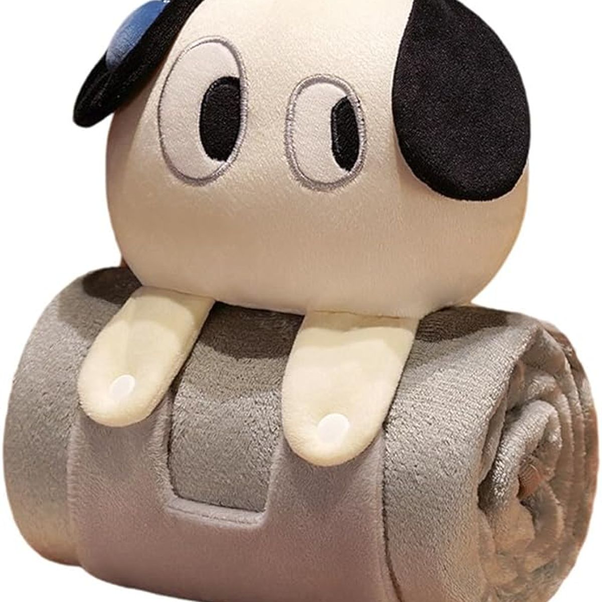 ATURE - Manta Roll Up De Felpa Multifunción Cojín Almohada Peluche