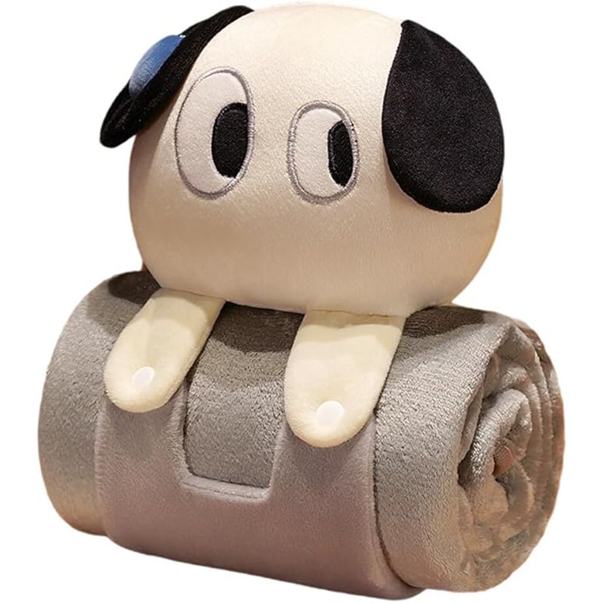 ATURE - Manta Roll Up De Felpa Multifunción Cojín Almohada Peluche