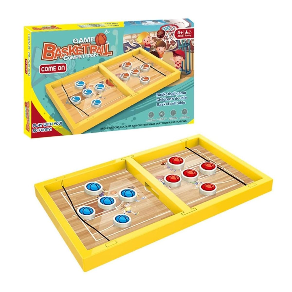 GENERICO - Juego De Hockey De Mesa Tablero De Madera
