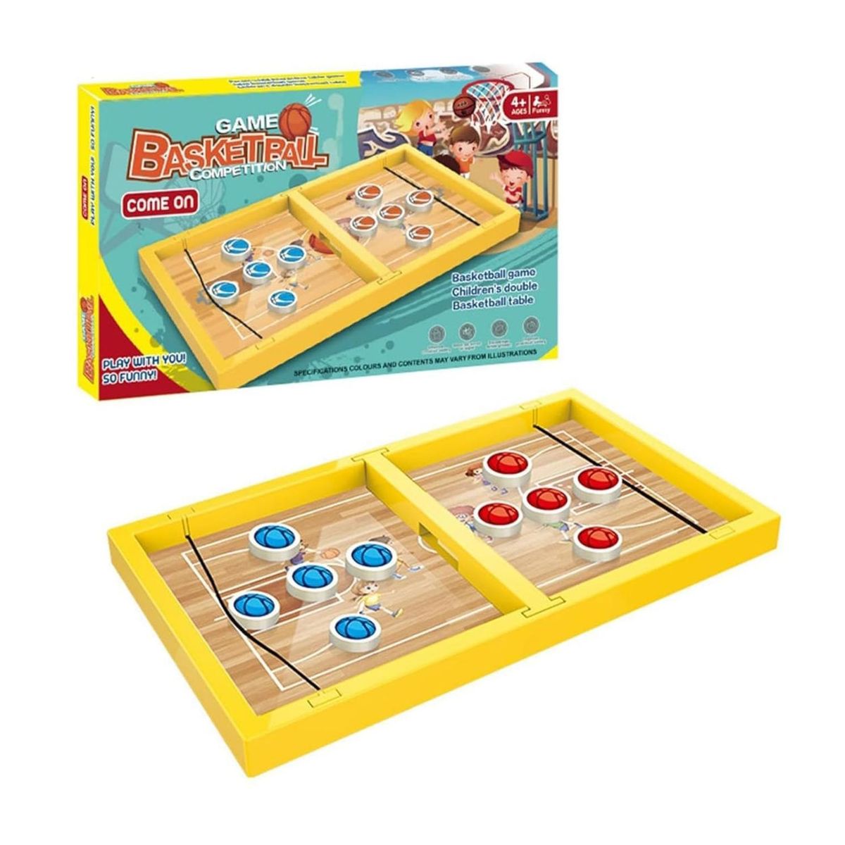 GENERICO - Juego De Hockey De Mesa Tablero De Madera